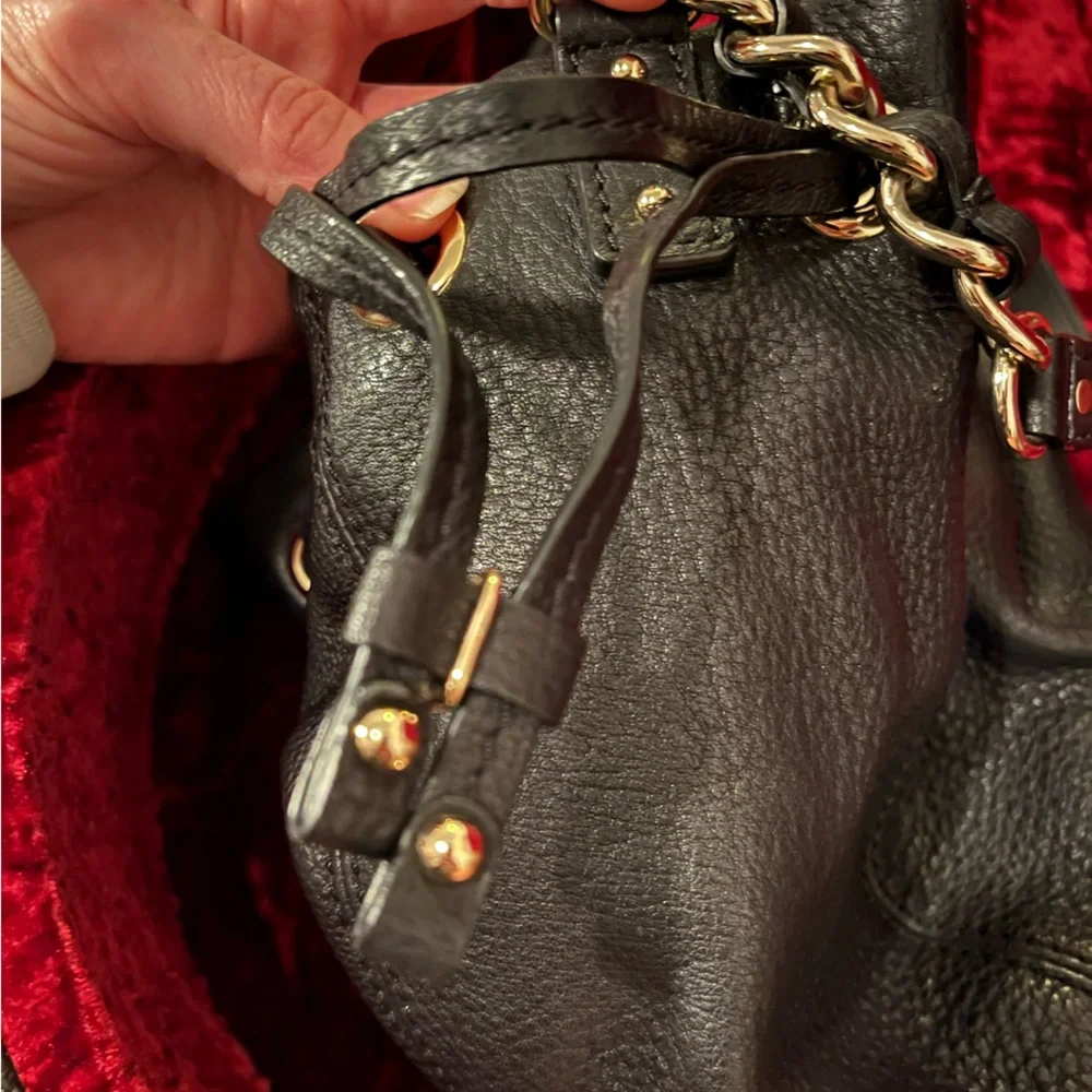 Kate Spade Black Leather Women's Bucket Bag - Picture 6 of 10